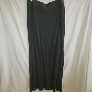 Coldwater Creek Gray Knit Maxi Skirt, Women's L14